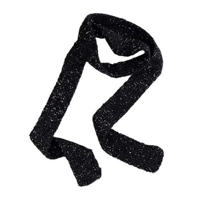Sequined Scarf Popular Knitted Scarf Neckwrap Thin Scarf for Formal Occasion