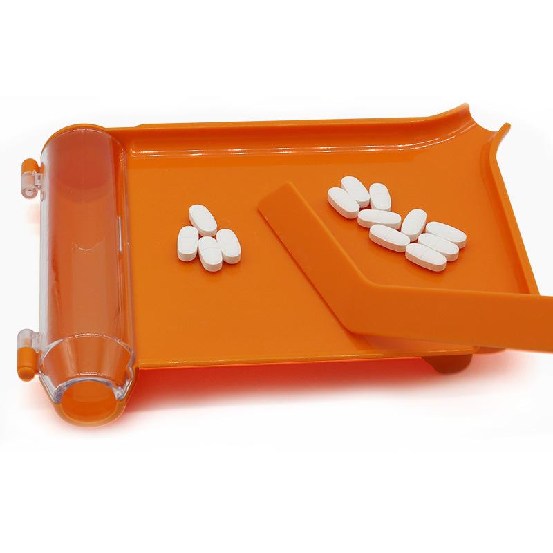 Pill Counting Tray With Spatula Pharmacy Right Hand Counter Tray Medications Plastic Medicine For Counting Pill
