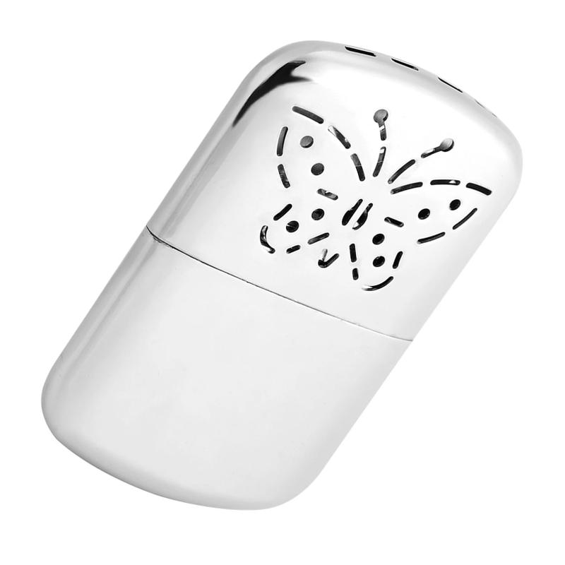 Zinc Alloy Portable Pocket Liquid Fuel Burner Hand Warmer Indoor Outdoor Small Heater