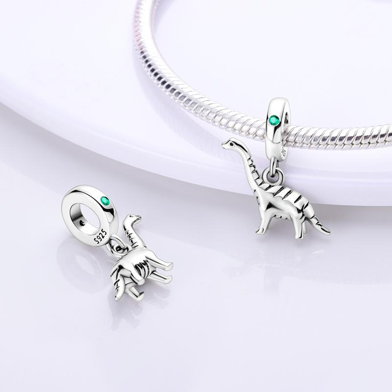 Pendant Charm Bead Copper Brachiosaurus Pendant Beads Fit Original Bracelet For Jewelry Making Valentine'S Day Gift