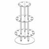 Transparent Countertop Wine Glass Holder Detachable Tiered Stemware