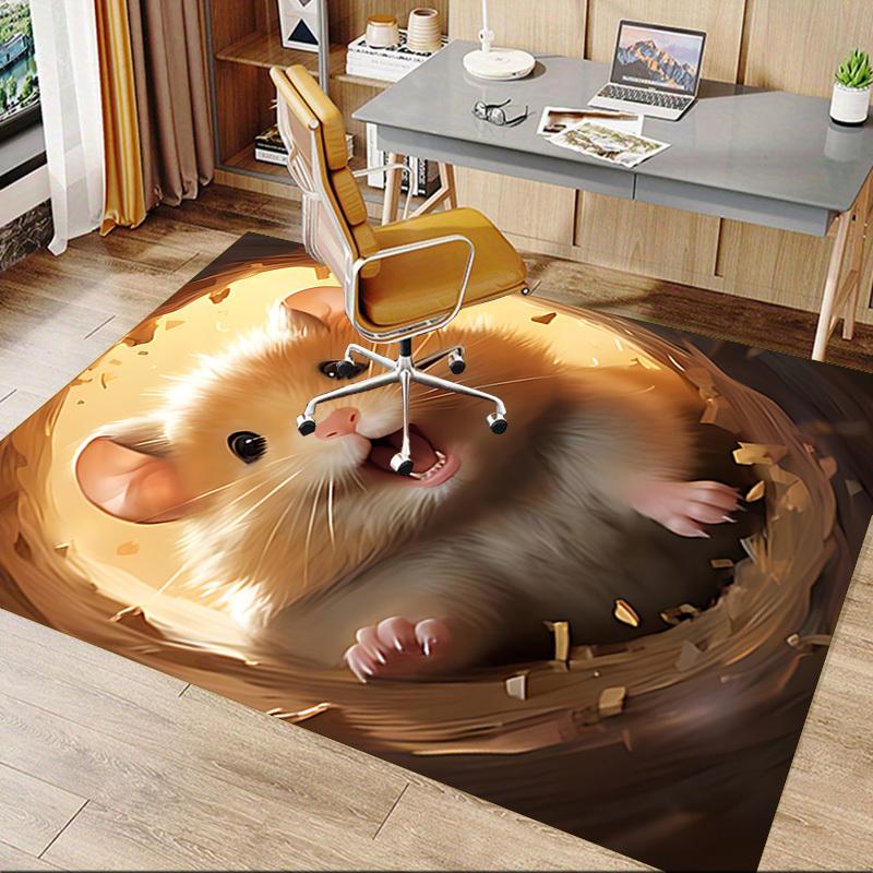 1PC Hamster Tunnel Carpet Ultra Soft, Thick & Absorbent, Non Slip Machine Washable Mat for Entryway