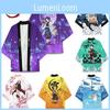 Demon Slayer Short Sleeve Cartoon Printed Top Cosplay Costume Xs-3xl