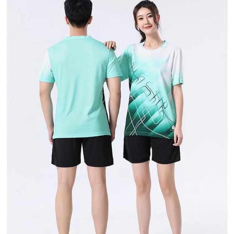 Kids Adult Badminton Tennis Volleyball Training Set Quick Dry Breathable Sport Wear Unisex Athletic Outfit