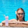 New 480ml Sports Water Bottle Opaque with Secret Compartment Hiding Phone Bottle Leakproof Plastic Cup