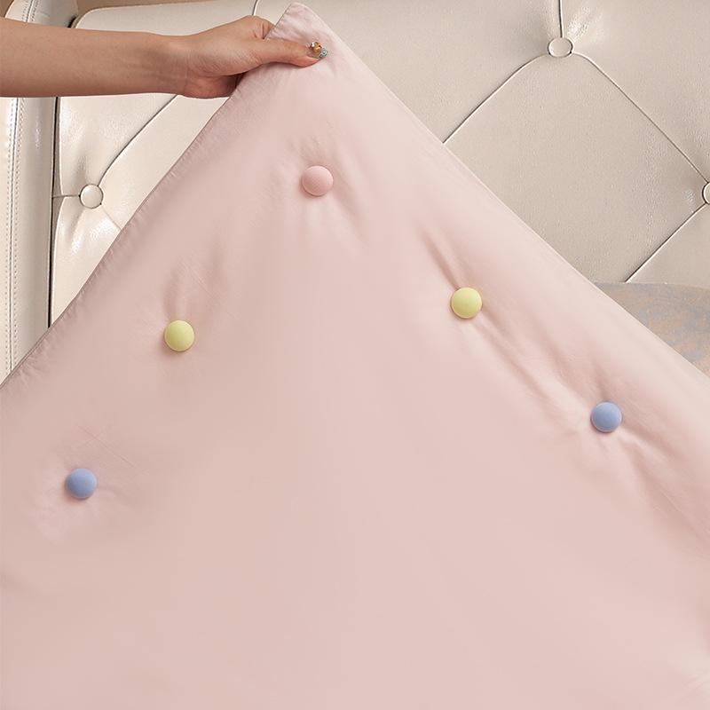 Mushroom Cotton Anti-Run Quilt Clips - Invisible Duvet Cover Safety Buckles