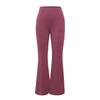 2025 New Solid Color Suit Pants Fashion High Waist Slim Micro-flare Pants Temperament Commuter Slim Elastic Wide-leg Pants