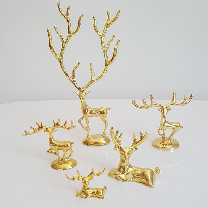 Elch Kunst Dekoration Heimwerker Handwerk DIY Griff Feiertagsgeschenk Dekoration Geschenk