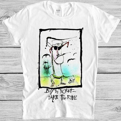 Hunter Thompson Buy The Ticket Take The Ride Movie Film Gift Tee T Shirt M1200 S