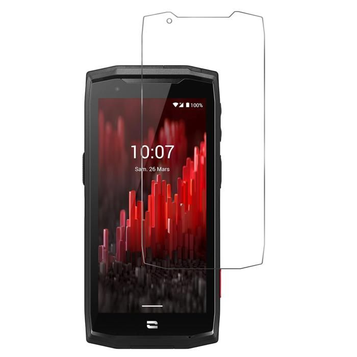 Gehärtetes Glas - Phonillico® - Crosscall Core M5 - 2er-Pack - Kratzfest - Bildschirmschutz