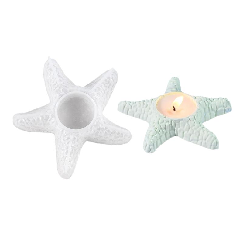 

Sea Star Resin Silicone Molds for Tealight Stand, Candle Holder, Home Decoration, Epoxy Resin Silicone Molds 1
