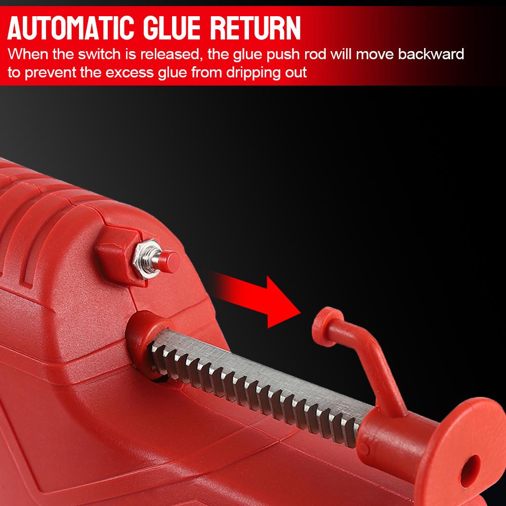 ONEVAN Cordless Electric Glue Gun Multi-function Electric Glass Caulking Gun Adhesive Glue Sealant Tool For 21V 18v Battery