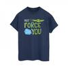 Star Wars Womens/Ladies The Mandalorian May The Force Be With You Cotton Boyfriend T-Shirt