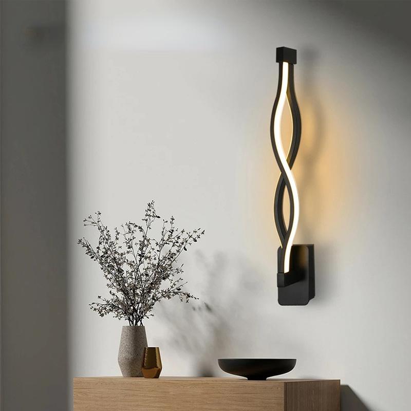 Simple Modern Bedroom Children's Room Lamp Bedside Aisle Living Room Bedroom Background Wall Lamp