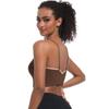 Beautiful Back Top One Cup Seamless Sports Bra Running Fitness Yoga Bra For Women