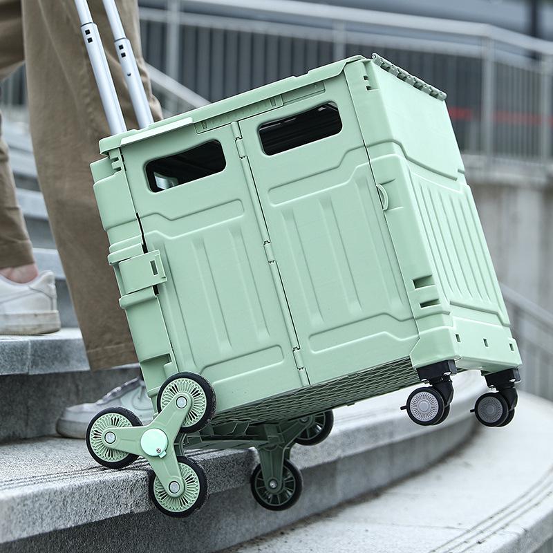 Portable Foldable Camping Trailer & Shopping Cart