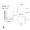 1Pcs Plastic Cream Jar With White Liner Cream /Lotion Bottle Cosmetic Container Refillable Bottles With Spoon