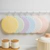 1Piece Pack Silicone Insulation Pad High-end Lace Design Round Multifunctional Silicone Mat Can Opener Mat Pot Handle Anti-scald Insulation