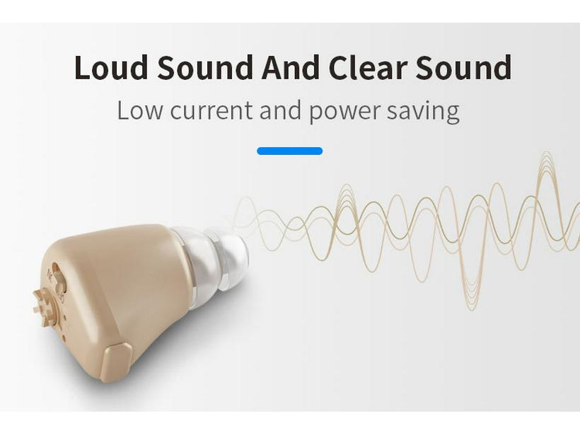 Rechargeable Mini Invisible Hearing Aid Z-01B for Elderly Ear Care