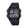 CASIO Collection AE-1200WH-1AJH Men's Digital World Time Watch, 10 ATM, 10-Year Battery, Black
