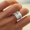 Vintage Star-Moon Rotatable Ring Ladies Ring Jewelry Gift For Women Birthday