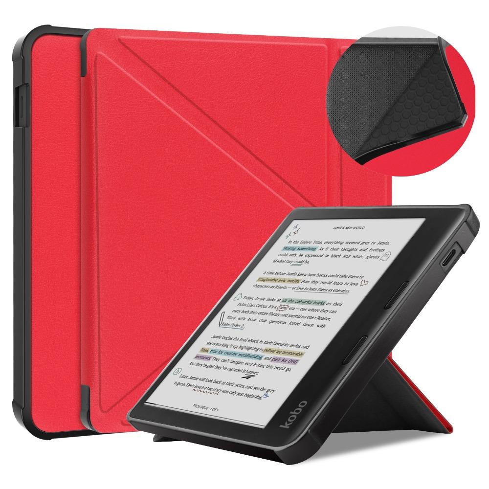 TPU Soft Y Shape Full Cover Case for Kobo Libra Colour Libra 2 E Reader Shockproof Anti Scratch Protective Shell