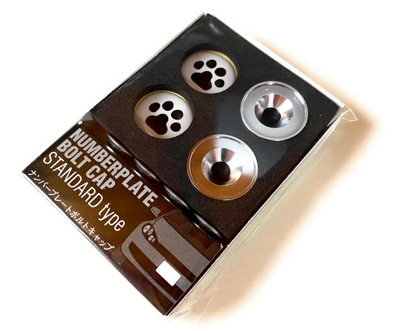 

Колпачок болта номерного знака с собачкой, Сделано в Японии (Лапа) Diameter 20mm x Thickness 5mm