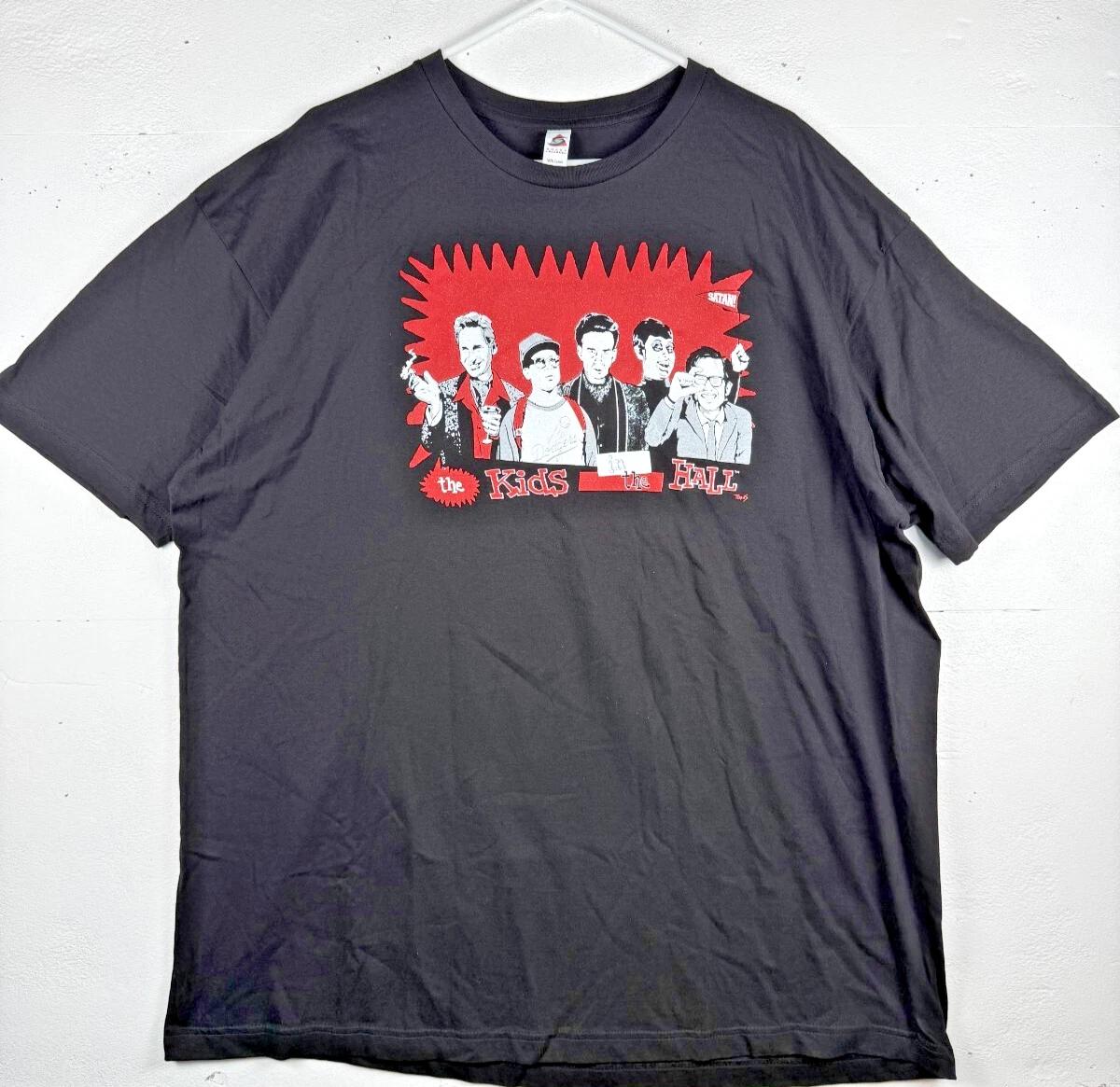 

Size 2XL - The Kids In The Hall Graphic T-Shirt Black 90s Canadian Sketch Comedy M