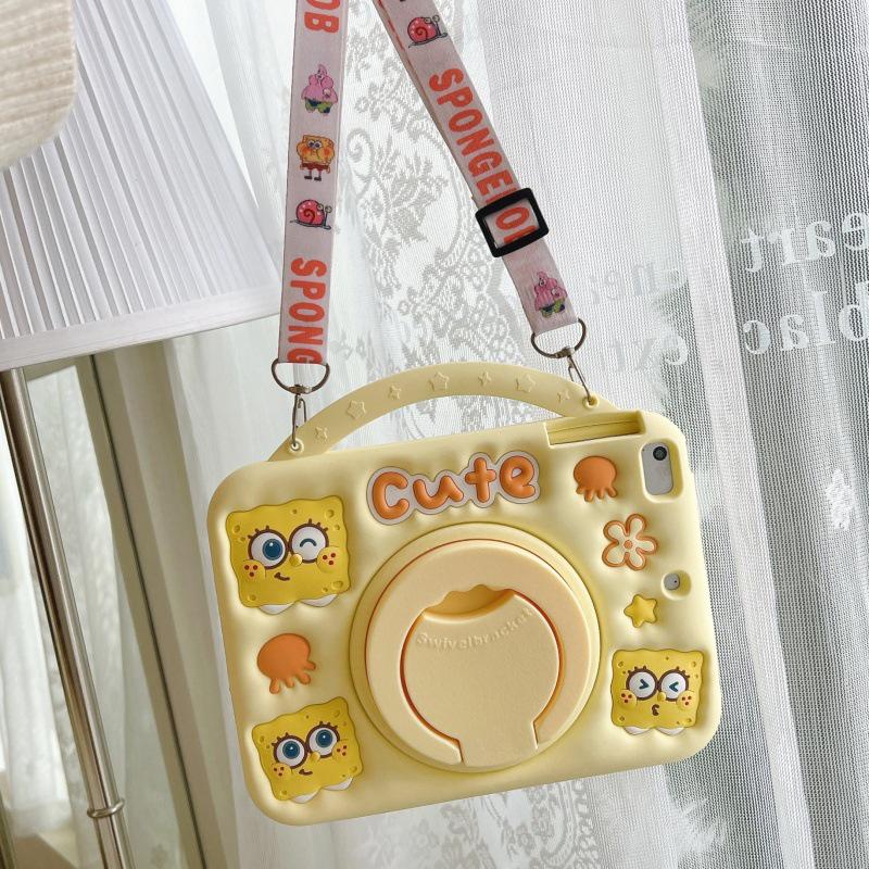 SpongeBob Silicone Protective Case for Xiaomi 5/6/7 Pro & Redmi Pad SE