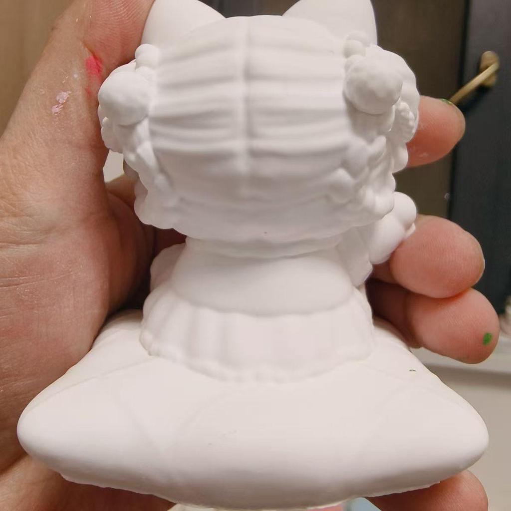 KT Popular Wealth-Attracting 3D Aromatherapy Plaster Doll DIY Coloring Ornaments