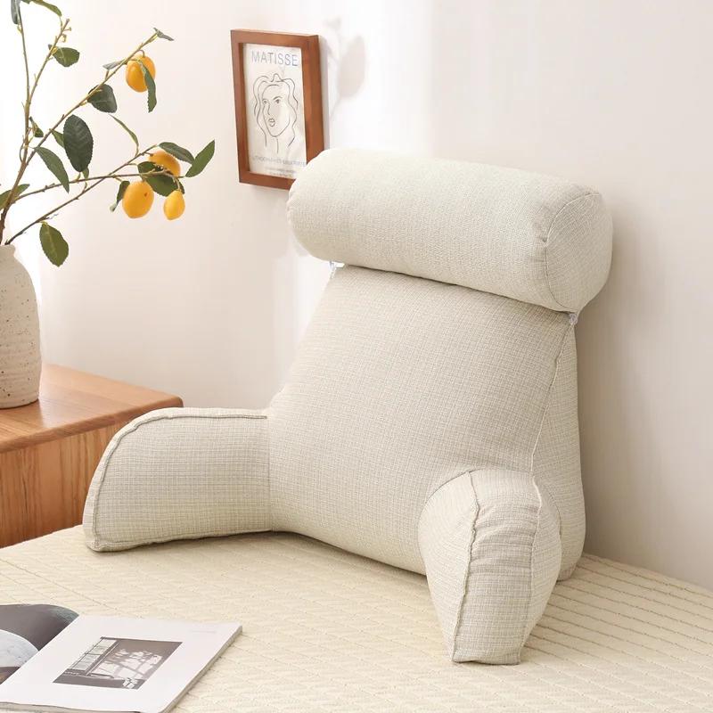 New All Season Reading Pillow Office Sofa Bedside Back Cushion For Office Relief Bed Support Pain Cushions Backrest Lumbar Chair