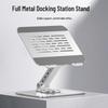 OIMG Rotatable Foldable Laptop Stand with Docking Station
