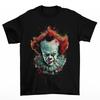 Pennywise IT Tričko Unisex Vtipné Hororové Bavlna Strašidelný Dospělý Klaun Halloween Podzim