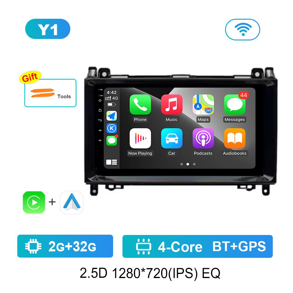 

Автомобильный видео-мультимедийный проигрыватель DSP стерео 2.5D экран 9 для Mercedes Benz W169 W245 W639 W906 Navi GPS Android система головное устройство