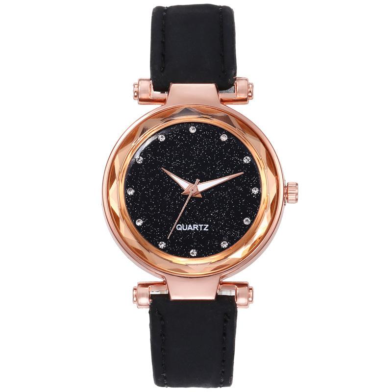 New Luxury Rhinestone Bracelet Watch Starry Sky Watches Ladies Wristwatch Best Gifts Clock For Wife,Family,Friend 