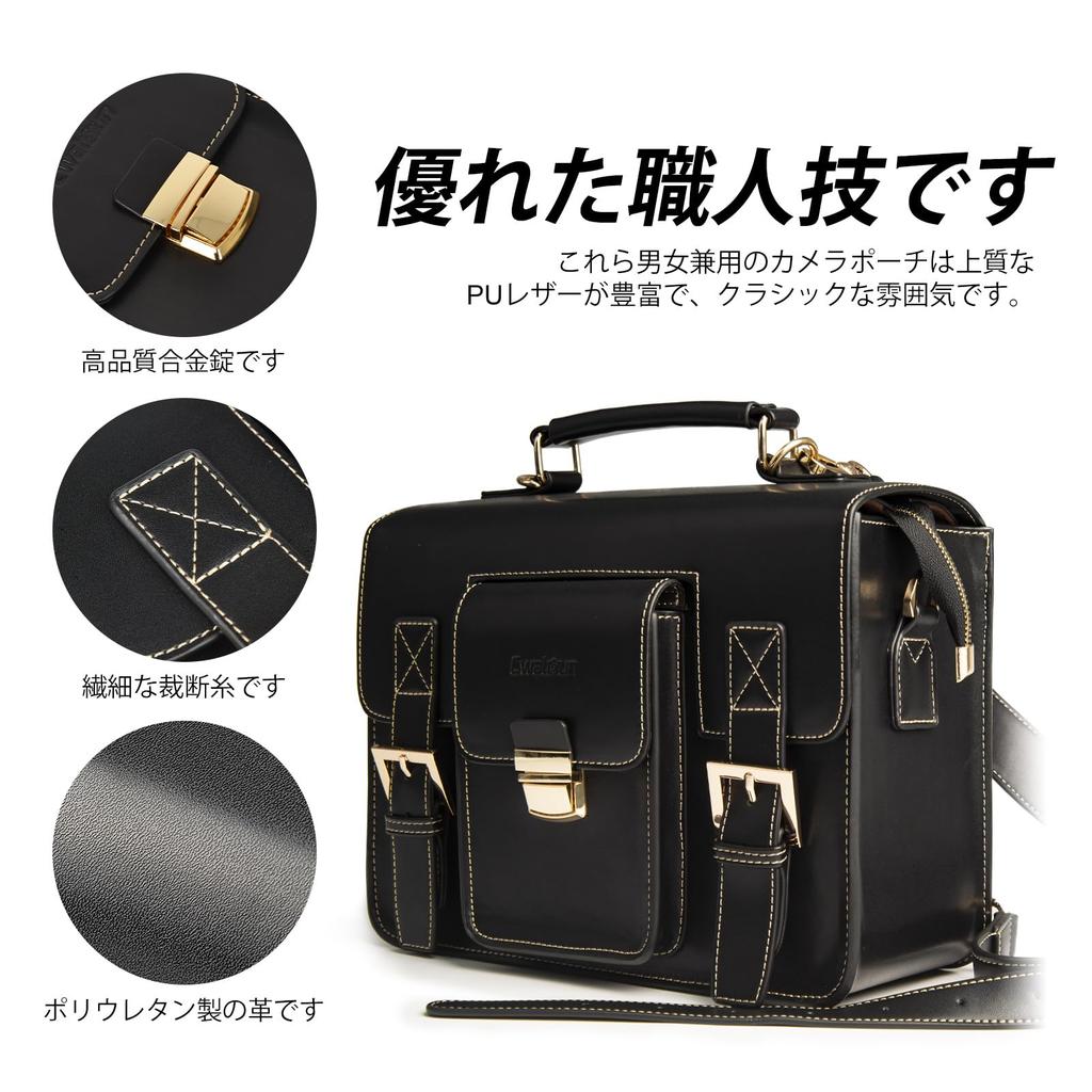 Cwatcun Camera Bag British SLR Camera Travel Photography Bag for and Fuji Digital and Accessories Size Backpack, Style, Bag, Canon, Nikon, Sony,