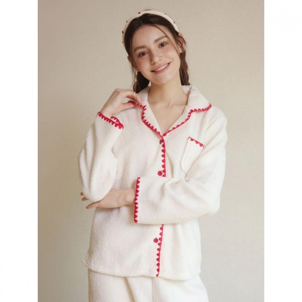 Lunaluz Women S Long Sleeve 9 Part Two Piece pajamaS marShmallow Wool