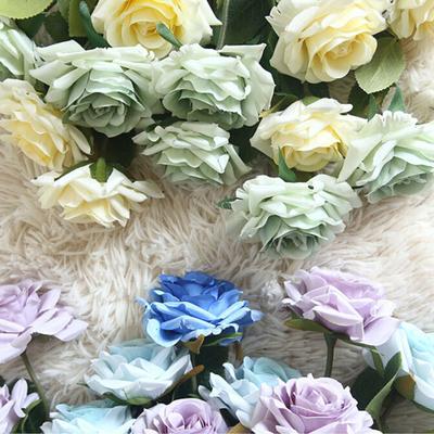 1Pc 37cm Artificial Rose Flower Arrangement DIY Wedding Party Desktop Home Decor