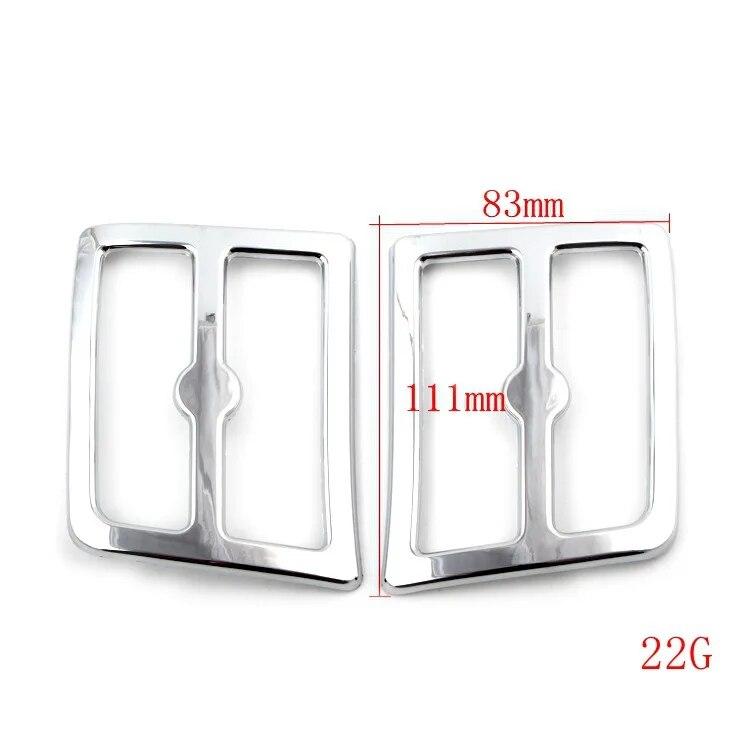 2Pcs Motorcycle Tank Trim Fairing For Honda Goldwing GL 1800 2001 2002 2003 2004 2005 2006 ABS Chrome