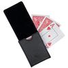 Luck Lab Single Deck Leather Playing Card Case/Holder - Black - Fits Poker and Bridge Size Cards