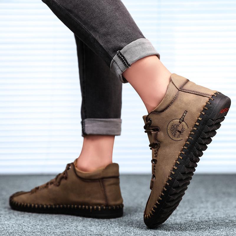 2024 Large Men's Shoes Casual Men's Fashion Leather Shoes Men's Casual Fashion Shoes