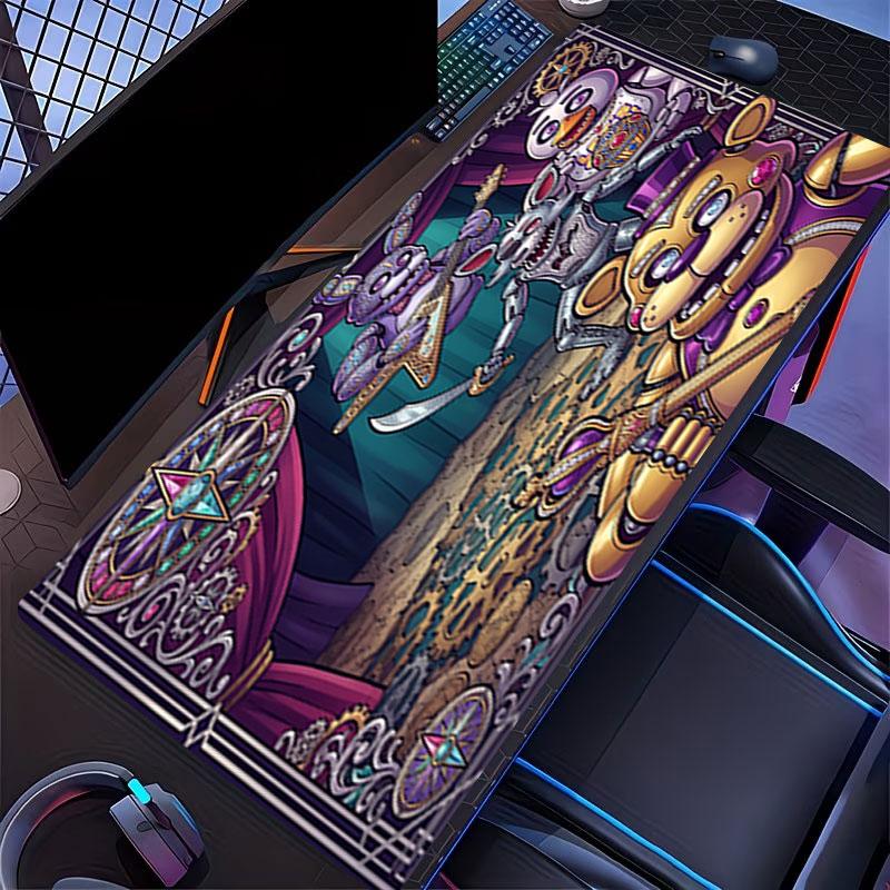 Ποντικοουαλί Five Nights at Freddy's, για Πληκτρολόγιο Pad Laptop PC Mat για Γραφείο Οικιακή Χρήση, Διακόσμηση Γραφείου, Τέλειο Δώρο Γενεθλίων για Παίκτες