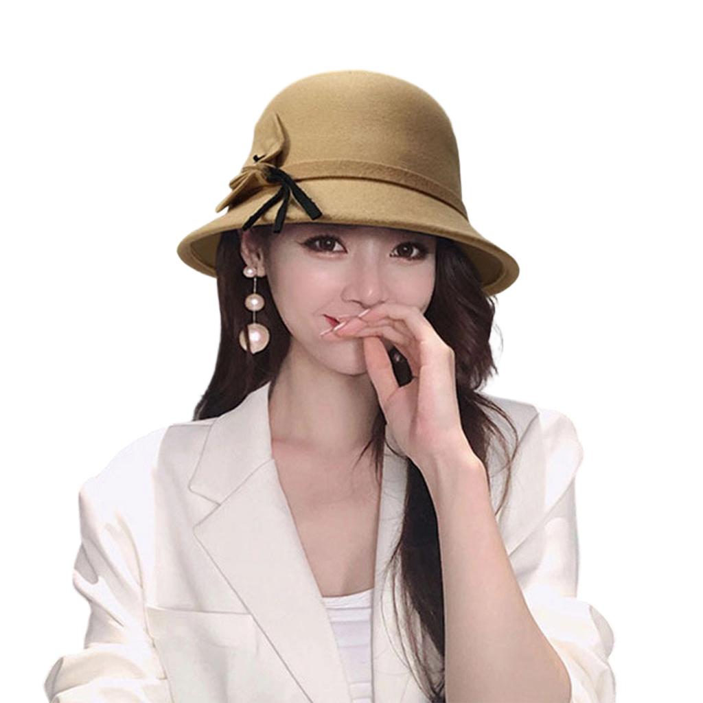 Ladies' Round Top Sheep Hat Retro Versatile Fisherman Hat Basin Hat