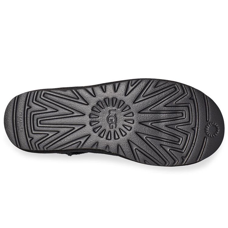 UGG Sheepskin Warm Non-Slip Short Snow Boots Fashionable Plush Women Boots Black 1122558-BLK