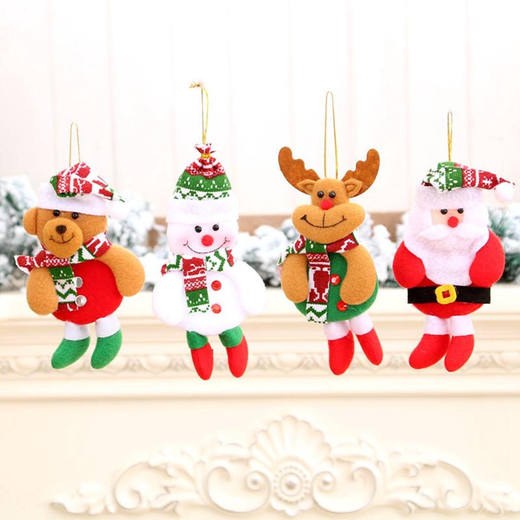 Decor Soft Cute Decorative Hanging Ornaments Toy Doll Christmas Pendant Christmas Tree Decoration
