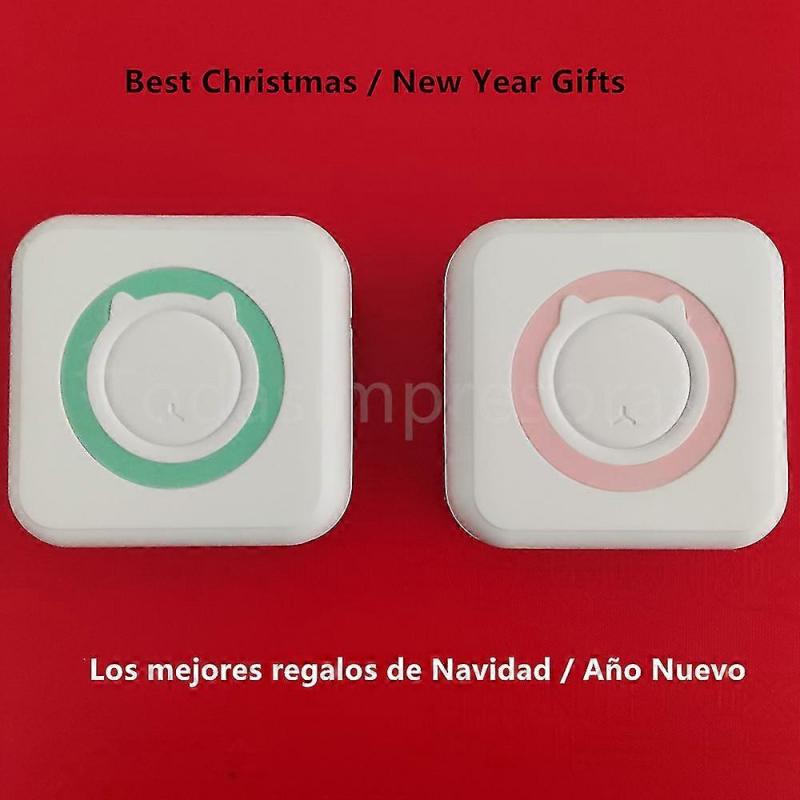 Hq Portable Thermal Printer Mini Cat Print Paper Photo Pocket Thermal Printer 58mm Paper Wireless Bt 200dpi Android Ios Printers