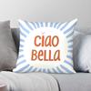 Ciao Bella Blue And Red Square Pillowcase Polyester Linen Velvet Printed Zip Decor Throw Pillow Case Room Cushion Cover