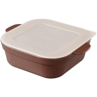 Wahei Freiz Frozen Pre-prepared Square Storage Container L Side Dishes Lunch Box Baby Food Silicone Raccoon RE-7358