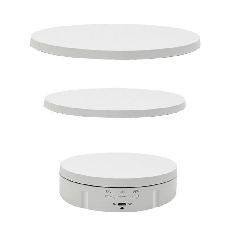 3 In 1 Electric Turntable 360 Rotating Display Photography Turntable Automatic Rotating Display Stand Easily To Use