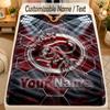 Flannel BlanketAjax Amsterdam Custom Name Text Personalized Soft Warm Throw Blanket Home Decor Gift